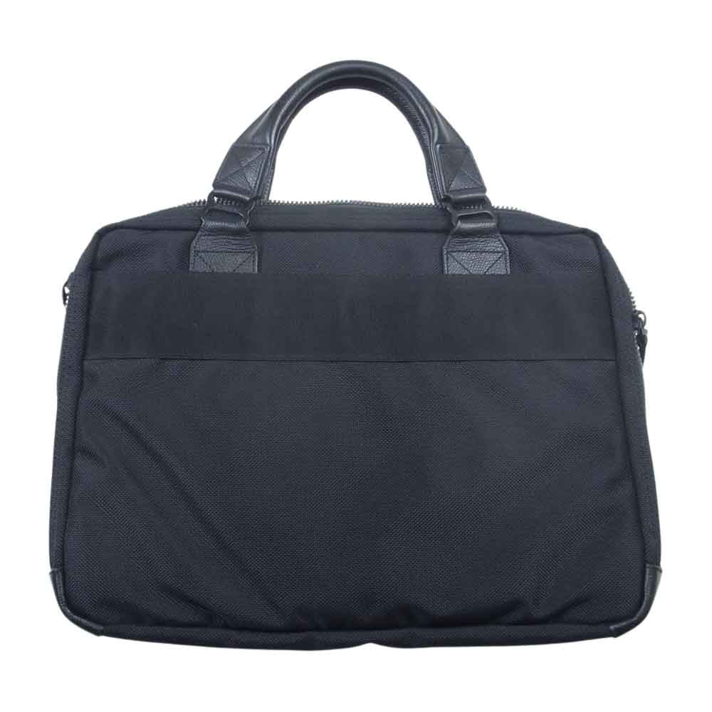 BRIEFING ブリーフィング FUSION ONE WAY BRIEF フュージョン レザー切替 ブリーフケース ビジネスバッグ トートバッグ ブラック系【中古】