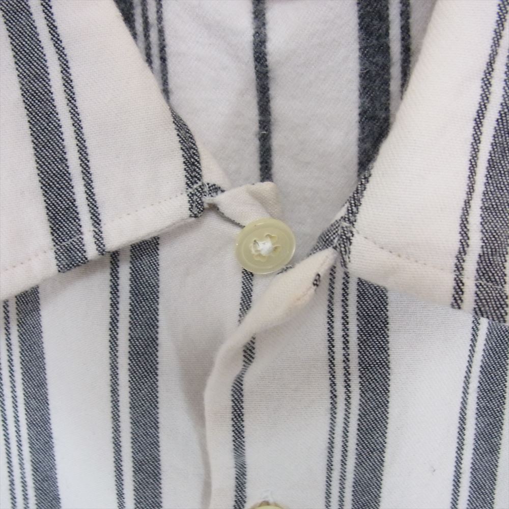 GANGSTERVILLE ギャングスタービル 17AW GSV-17-AW-28 Classic Parlor Stripe Shirts クラシック パーラー ストライプ シャツ  ホワイト系 L【中古】
