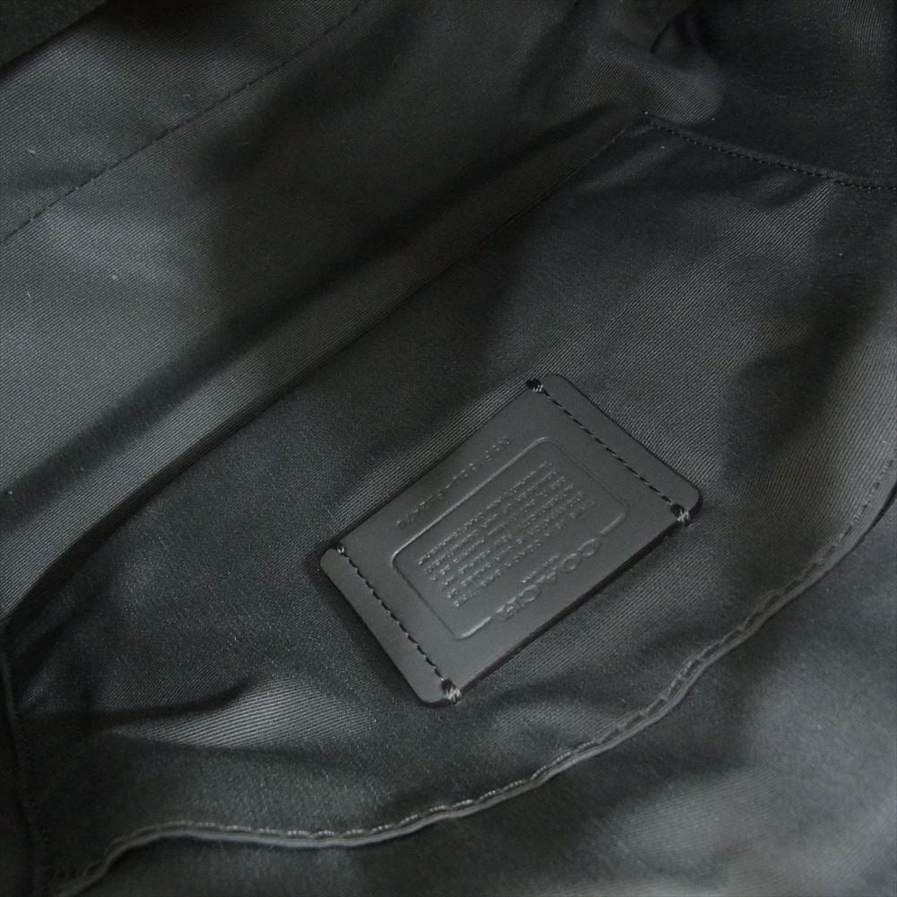 COACH コーチ F32470 ロゴタイプ 2WAY レザー ハンド ショルダー バッグ グレー系【中古】