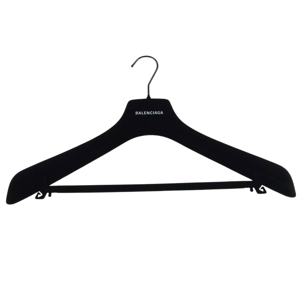 BALENCIAGA バレンシアガ 19AW 583432 TEW35 バックエンブロイダリー オーバーサイズ デニムジャケット Gジャン ブラック系 34【中古】