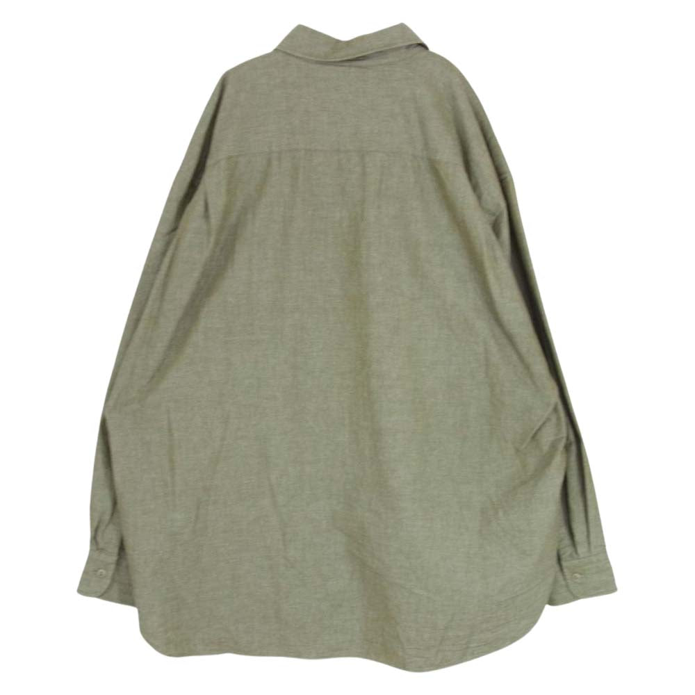 マービンポンティアックシャツメーカーズ MPSM-1905S Military SH コットン ミリタリー 長袖 シャツ カーキ系 ONESIZE【極上美品】【中古】