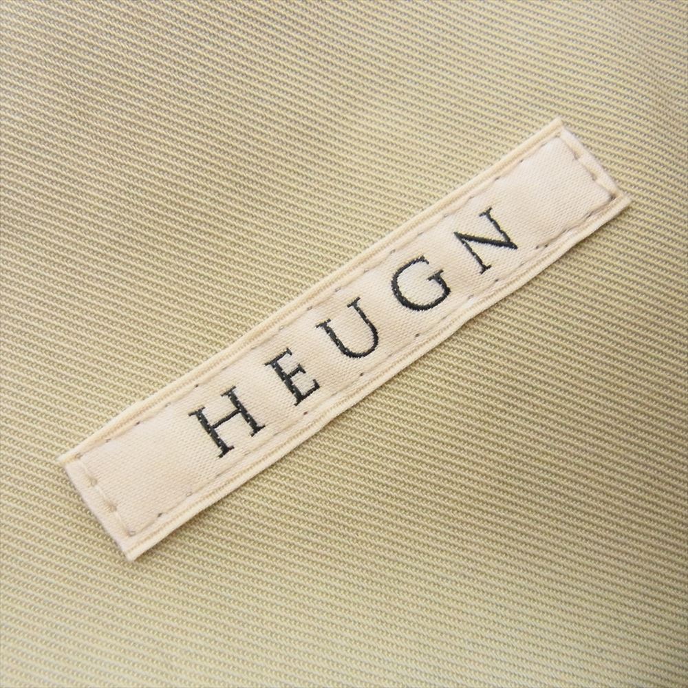 ユーゲン 21SS COAT012 ツイルコットン カバーオール ジャケット ベージュ系 3【極上美品】【中古】