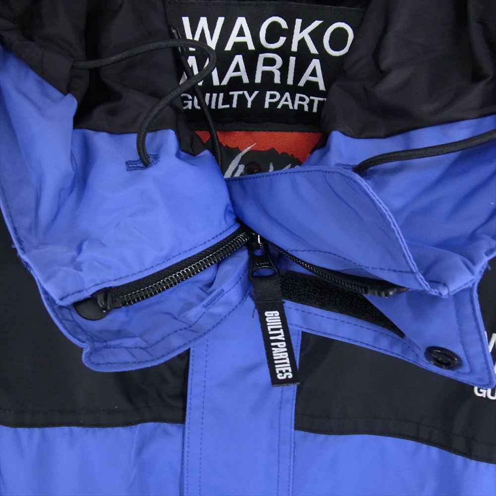 WACKO MARIA ワコマリア × NANGA ナンガ マウンテンパーカー ブルー系 S【極上美品】【中古】