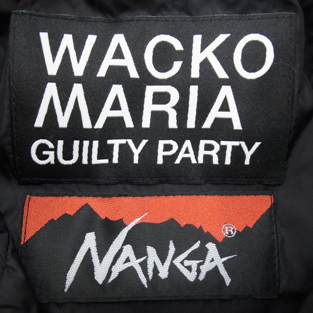 WACKO MARIA ワコマリア × NANGA ナンガ マウンテンパーカー ブルー系 S【極上美品】【中古】
