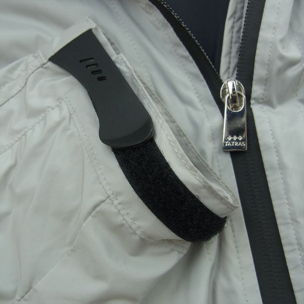 TATRAS タトラス MTA9ED4410 TRANO ナイロン フード付き 止水ジップ ジャケット グレー系 3【中古】