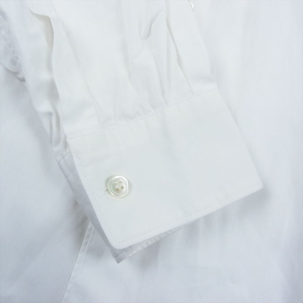 COMME des GARCONS コムデギャルソン FZ-B011 SHIRT フランス製 FOREVER WIDE CLASSIC コットン ポプリン レギュラーカラー 長袖 シャツ ホワイト ホワイト系 S【中古】