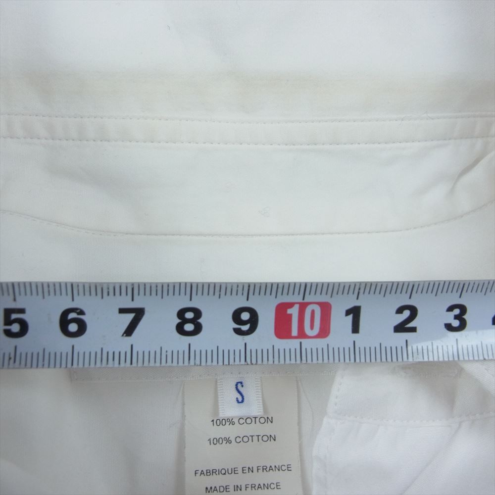 COMME des GARCONS コムデギャルソン FZ-B011 SHIRT フランス製 FOREVER WIDE CLASSIC コットン ポプリン レギュラーカラー 長袖 シャツ ホワイト ホワイト系 S【中古】