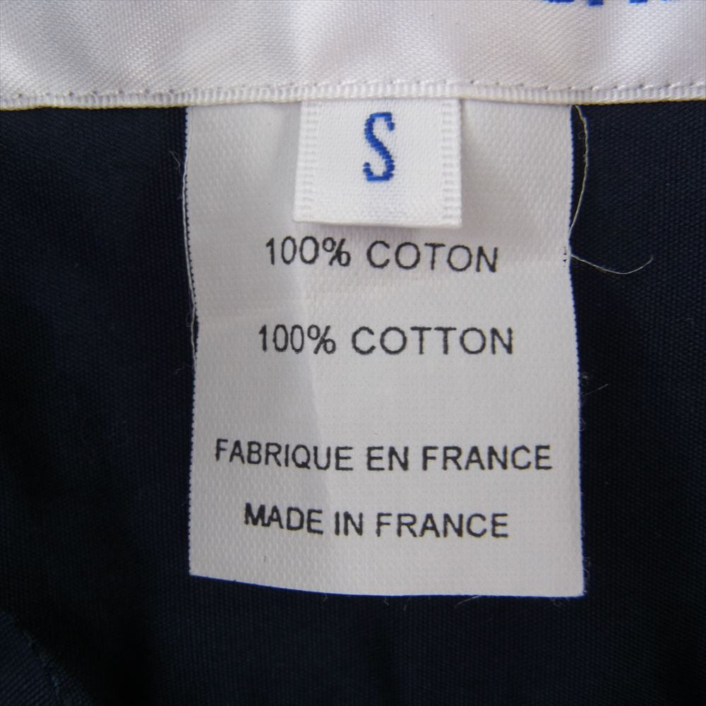 COMME des GARCONS コムデギャルソン FZ-B011 SHIRT フランス製 FOREVER WIDE CLASSIC コットン ポプリン レギュラーカラー 長袖 シャツ ネイビー ネイビー系 S【中古】