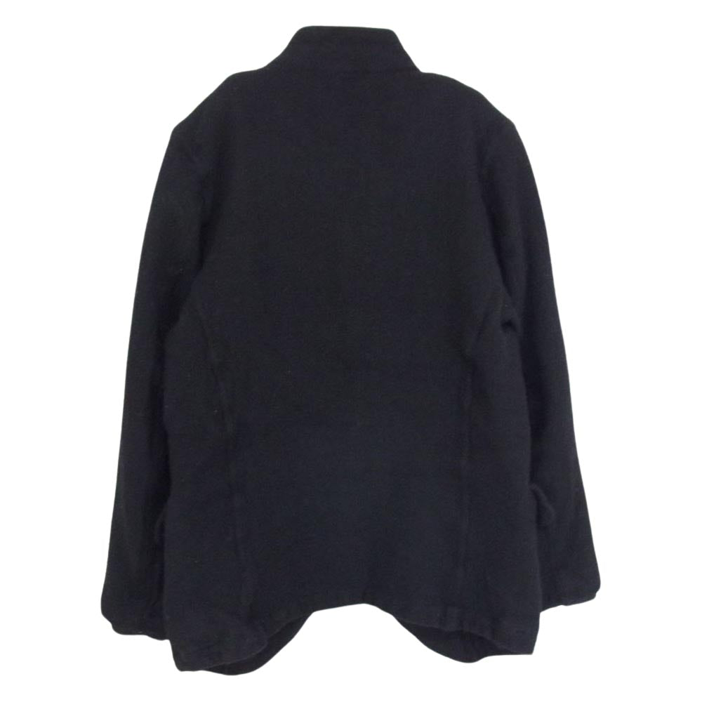 COMME des GARCONS コムデギャルソン 22AW FJ-J001 SHIRT plain broadcloth wool ウール ジャケット ブラック系 XS【中古】
