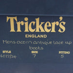 Tricker's トリッカーズ 6077 レースアップ レザー モンキーブーツ ブラウン系 UK7【中古】