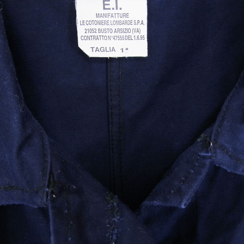 イタリア軍 ヴィンテージ 80s Italian army nurse coat コットン ナース コート ネイビー系 サイズ表記無【中古】