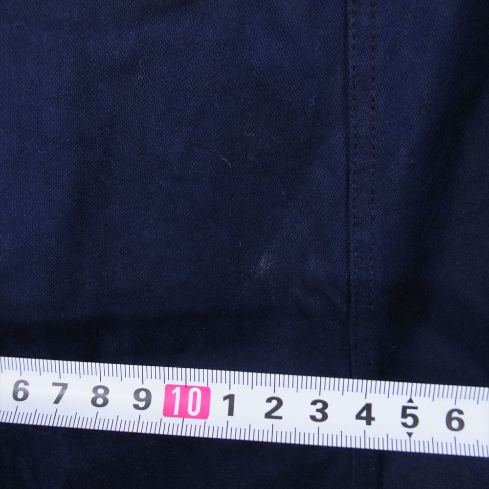 イタリア軍 ヴィンテージ 80s Italian army nurse coat コットン ナース コート ネイビー系 サイズ表記無【中古】