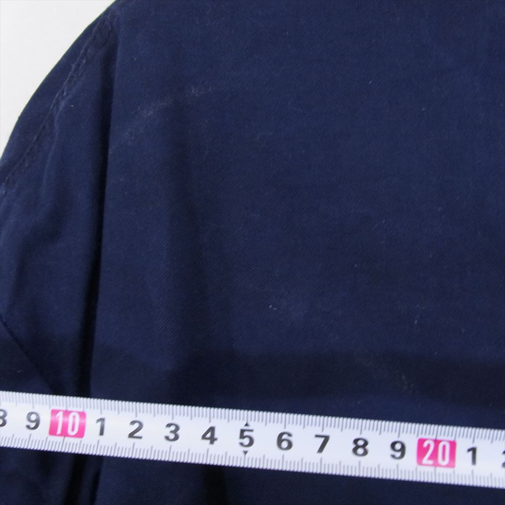 イタリア軍 ヴィンテージ 80s Italian army nurse coat コットン ナース コート ネイビー系 サイズ表記無【中古】