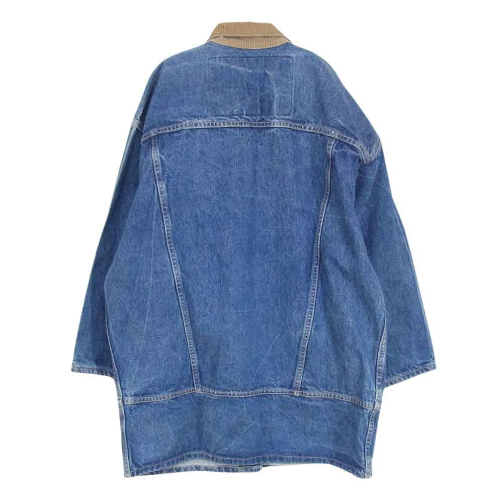 Levi's リーバイス USA製 DENIM JACKET デザイン デニム ジャケット インディゴブルー系 L【中古】