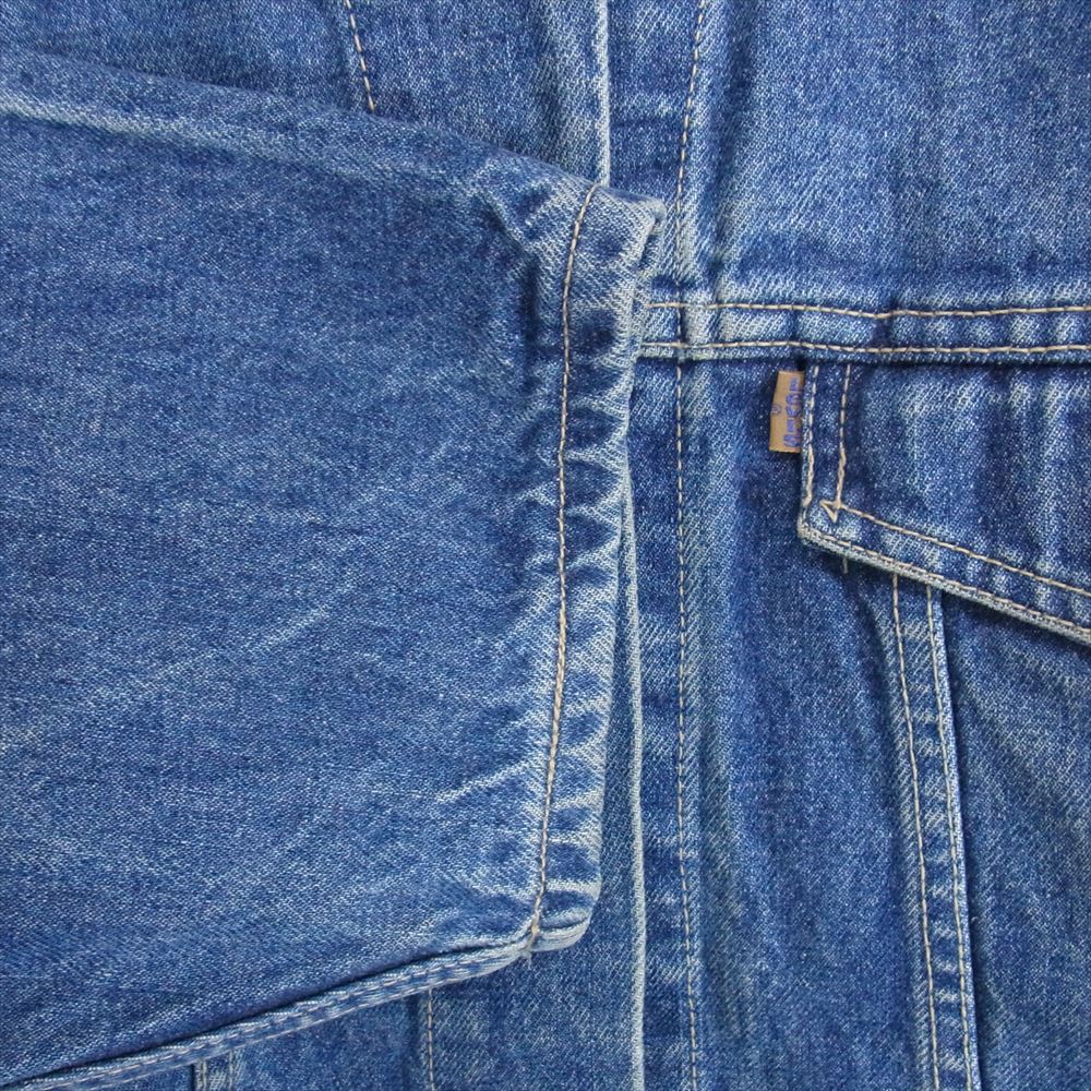 Levi's リーバイス USA製 DENIM JACKET デザイン デニム ジャケット インディゴブルー系 L【中古】