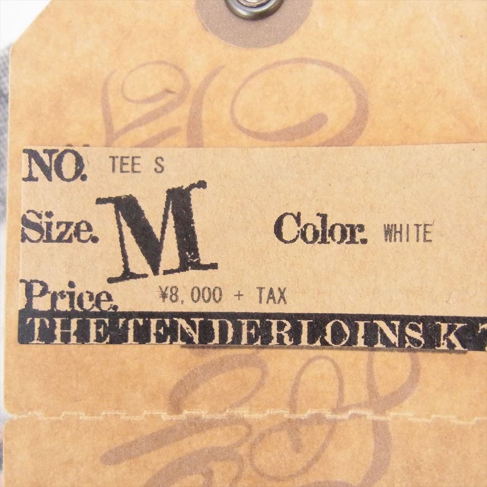 TENDERLOIN テンダーロイン TEE S ダリスカル プリント 半袖 Tシャツ ホワイト系 M【中古】