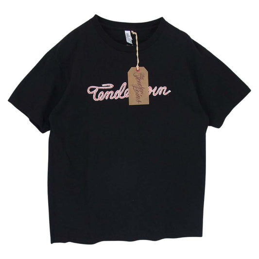TENDERLOIN テンダーロイン TEE RH  プリント ロープロゴ 半袖 Tシャツ ブラック系 L【中古】