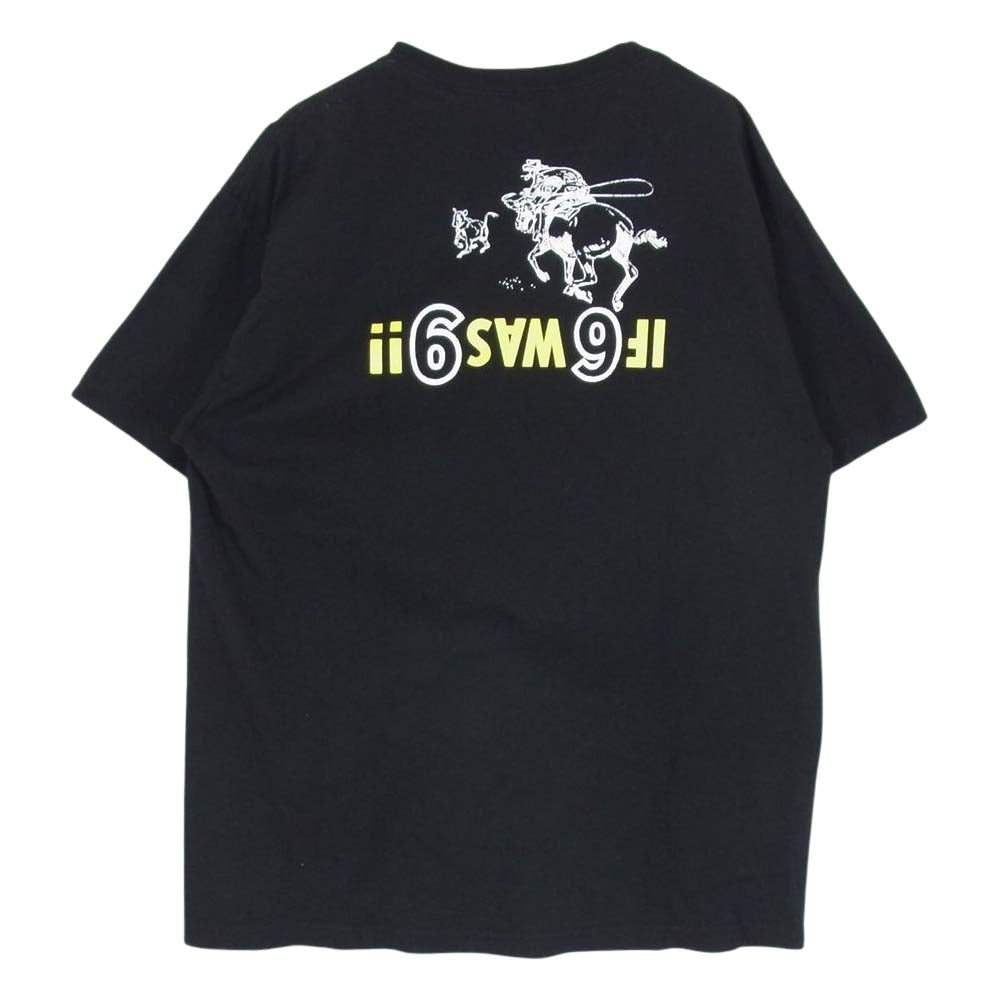 TENDERLOIN テンダーロイン TEE RH  プリント ロープロゴ 半袖 Tシャツ ブラック系 L【中古】
