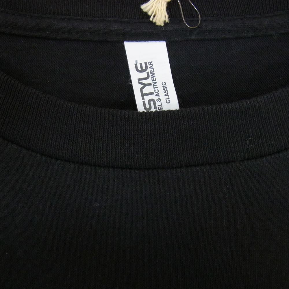 TENDERLOIN テンダーロイン TEE RH  プリント ロープロゴ 半袖 Tシャツ ブラック系 L【中古】