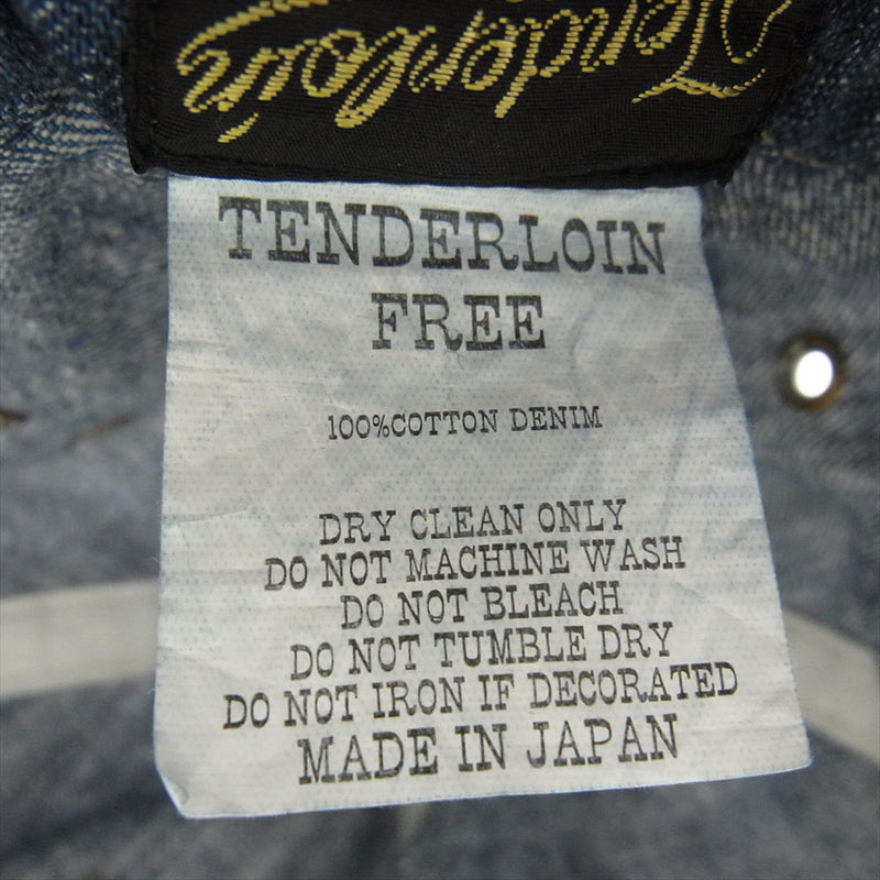 TENDERLOIN テンダーロイン JUNGLE HAT INDIGO ジャングル ハット デニム インディゴブルー系【中古】