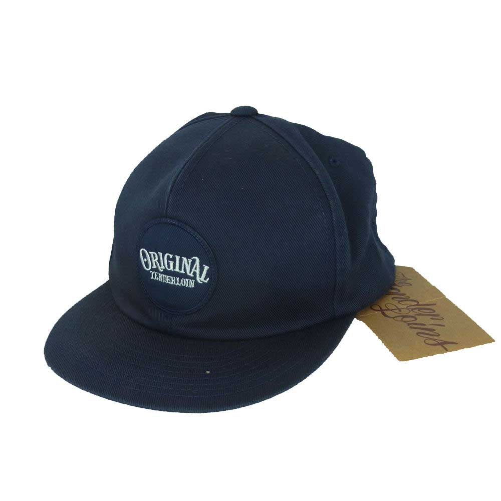 TENDERLOIN テンダーロイン TRUCKER CAP T/C トラッカー キャップ 帽子 コットン ポリエステル 日本製 ダークネイビー系【中古】