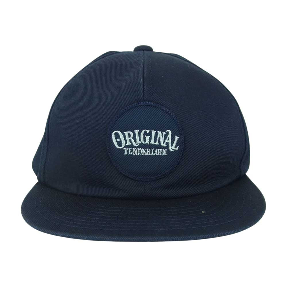 TENDERLOIN テンダーロイン TRUCKER CAP T/C トラッカー キャップ 帽子 コットン ポリエステル 日本製 ダークネイビー系【中古】