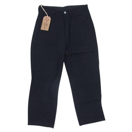 TENDERLOIN テンダーロイン T-MELTON TROUSERS PNT メルトン トラウザーズ パンツ ブラック系 S【中古】
