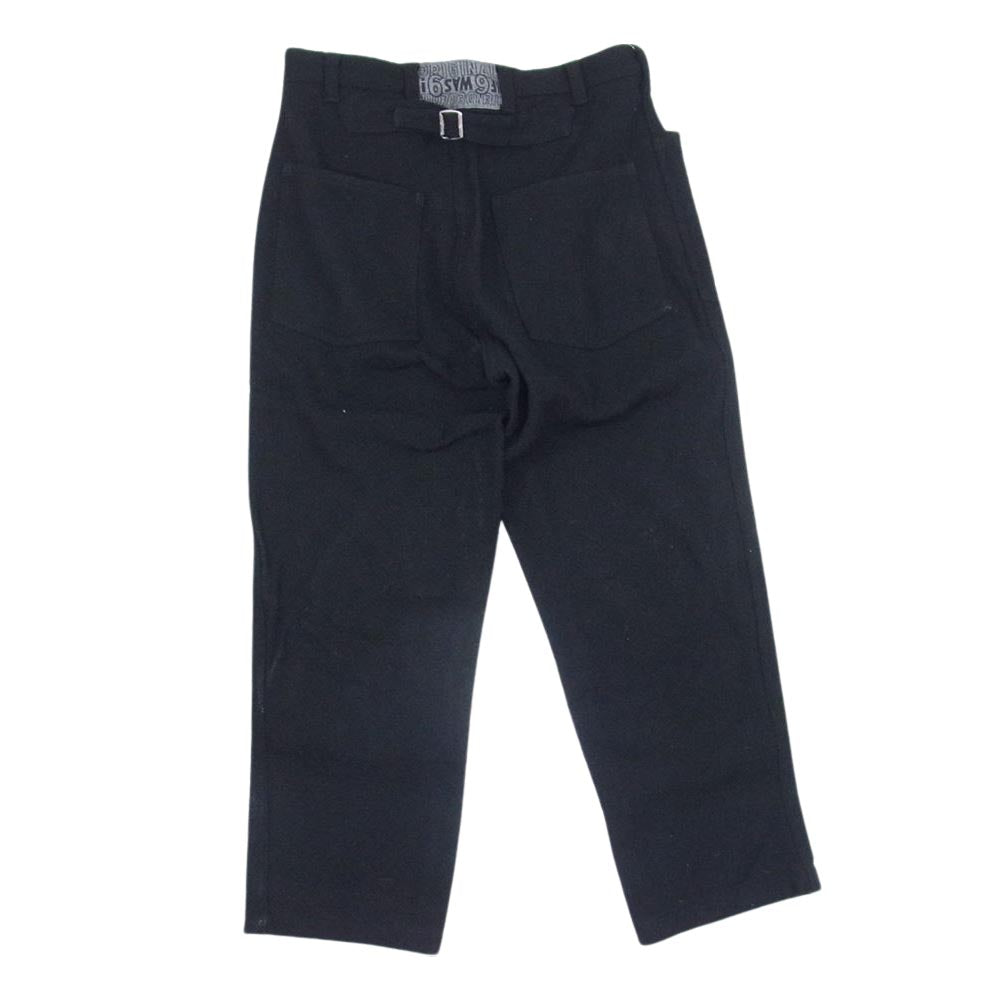TENDERLOIN テンダーロイン T-MELTON TROUSERS PNT メルトン トラウザーズ パンツ ブラック系 S【中古】