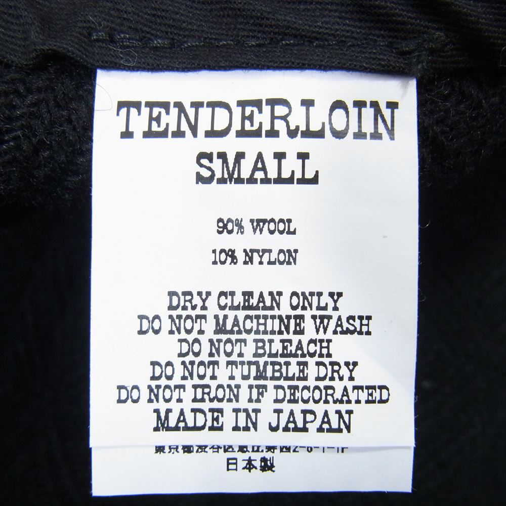 TENDERLOIN テンダーロイン T-MELTON TROUSERS PNT メルトン トラウザーズ パンツ ブラック系 S【中古】