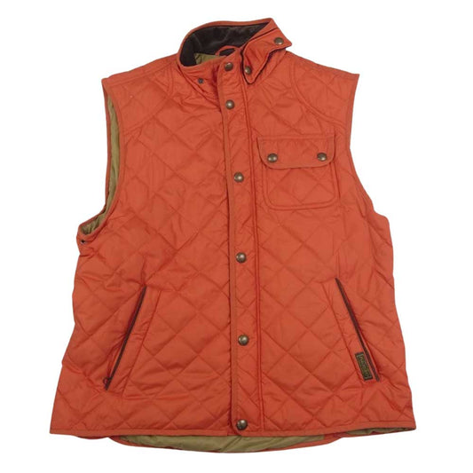 POLO RALPH LAUREN ポロ・ラルフローレン 1452044RIV キルティング 中綿 ベスト オレンジ系 L【中古】