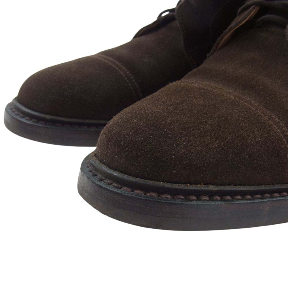 ピールアンドコー 100005840 英国製 DAINITEソール レースアップ スエード ブーツ ブラウン系 9.5【中古】