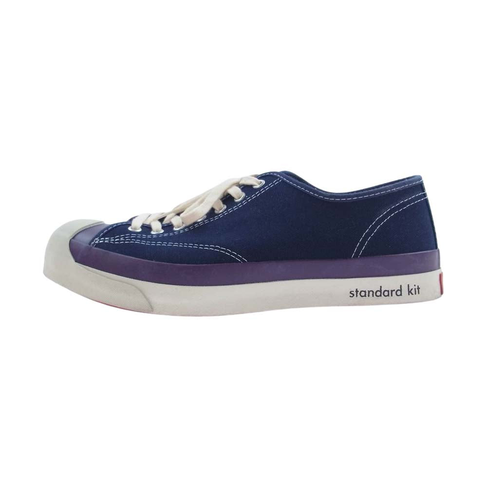トースト 19-093-610-0091-1-0 jam jazz or ska ジャム ジャズオアスカ ローカット スニーカー  ネイビー系 パープル系 8.5【中古】