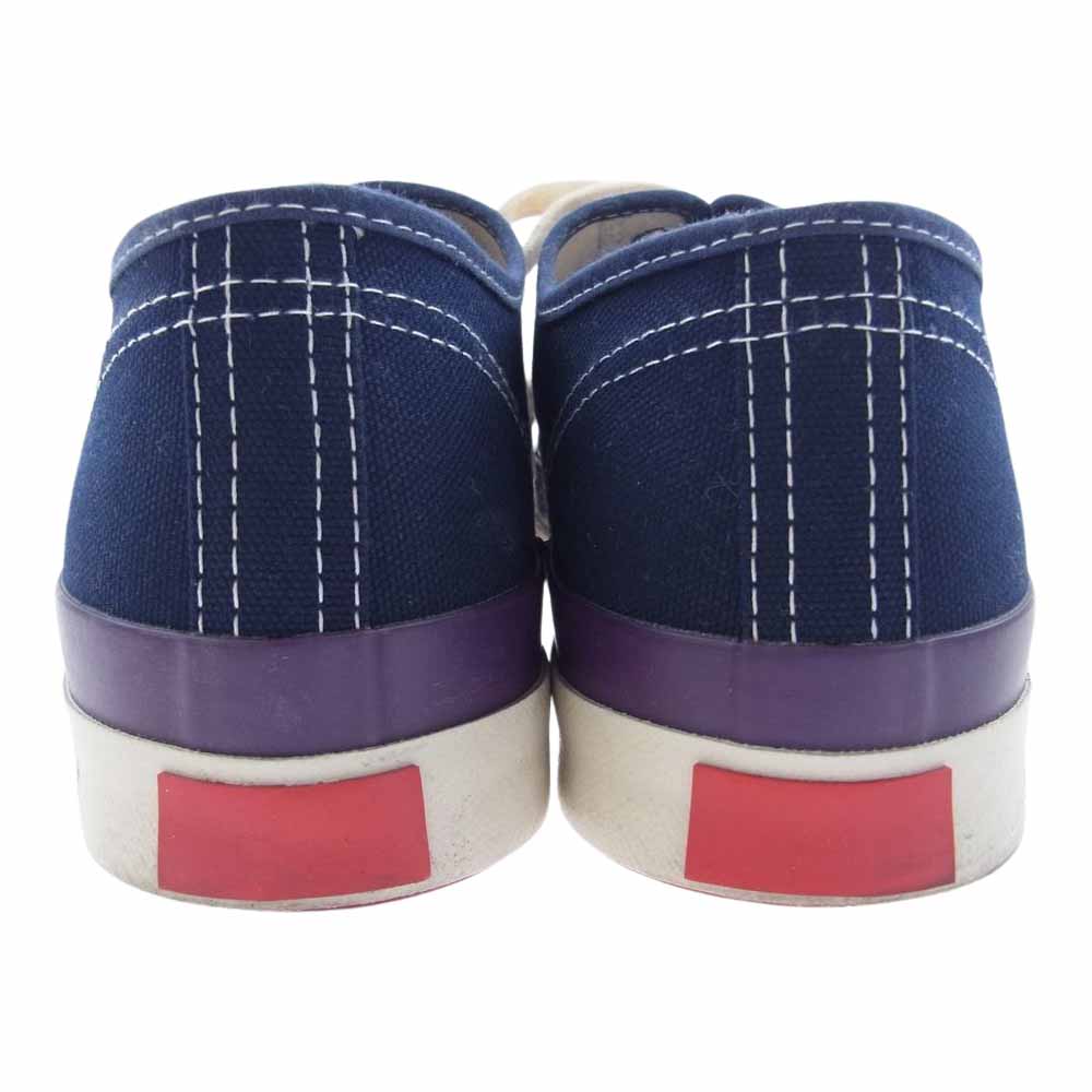 トースト 19-093-610-0091-1-0 jam jazz or ska ジャム ジャズオアスカ ローカット スニーカー  ネイビー系 パープル系 8.5【中古】