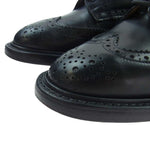 Tricker's トリッカーズ M5633 BOURTON ウィングチップ レザー シューズ 革靴 ブラック系 8【中古】