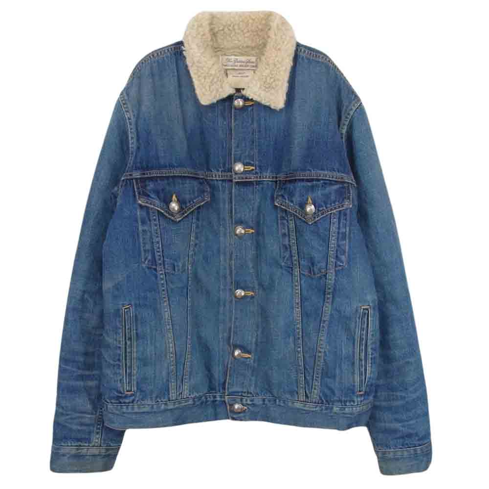 REMI RELIEF レミレリーフ デニム ボア ジャケット インディゴブルー系 XL【中古】