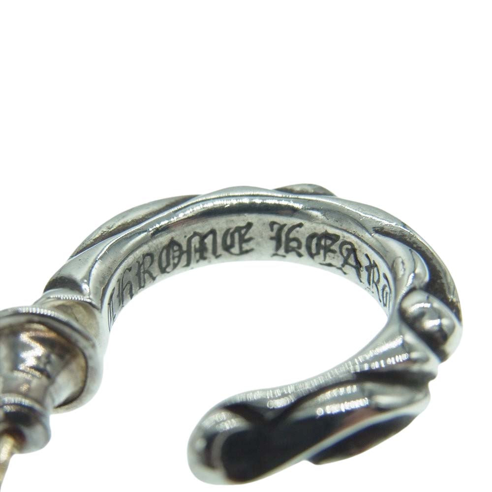 CHROME HEARTS クロムハーツ（原本有） HOOP SCROOL 1 フープ スクロール ピアス シルバー系【中古】