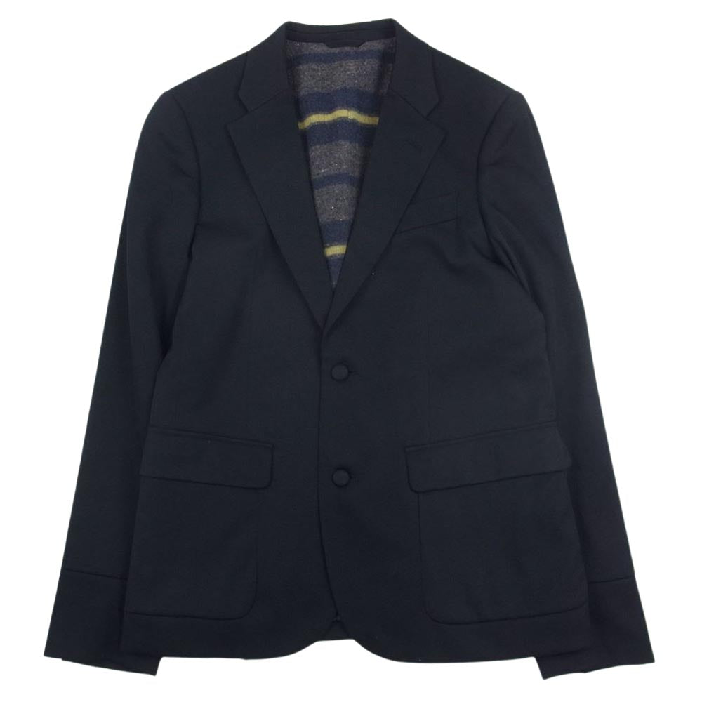 SASQUATCHfabrix. サスクワァッチファブリックス 06AW-JKM-002 2B ウール テーラード ジャケット ブラック系 S【中古】