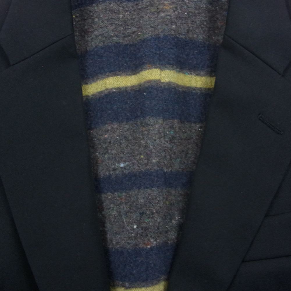 SASQUATCHfabrix. サスクワァッチファブリックス 06AW-JKM-002 2B ウール テーラード ジャケット ブラック系 S【中古】