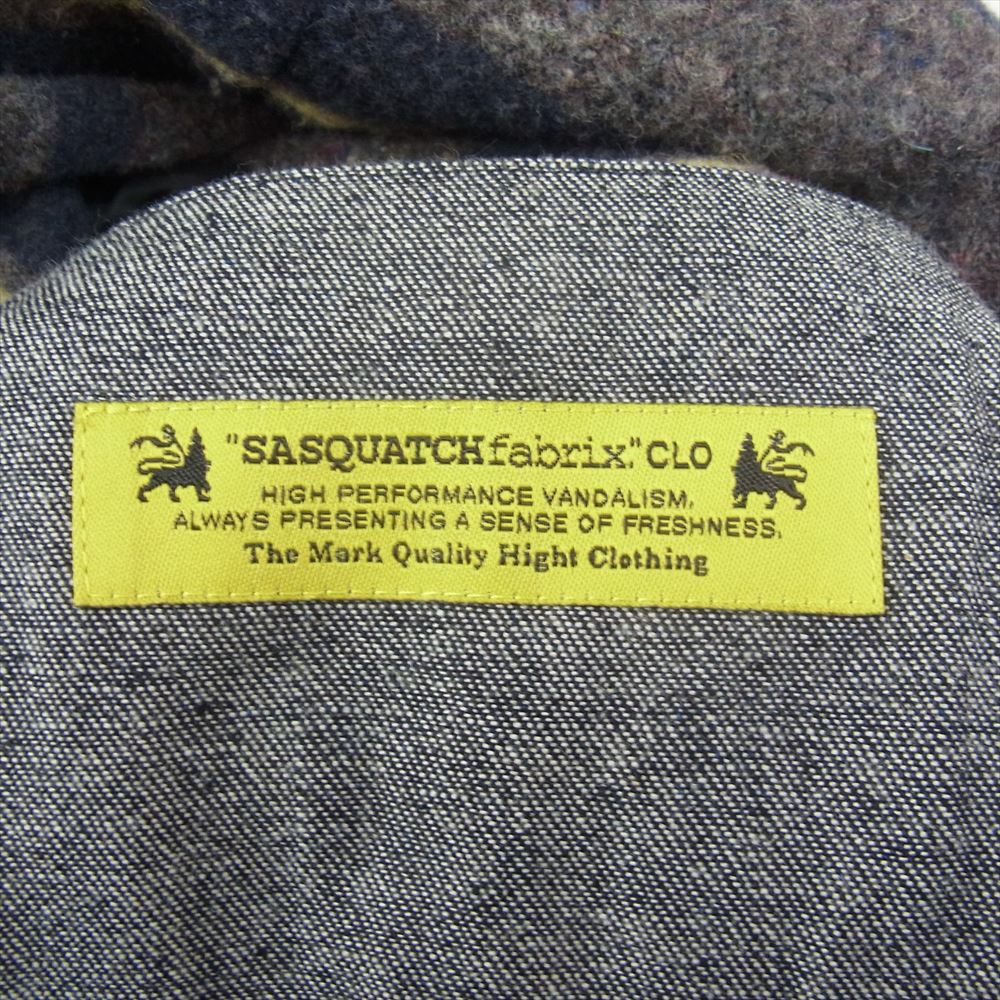 SASQUATCHfabrix. サスクワァッチファブリックス 06AW-JKM-002 2B ウール テーラード ジャケット ブラック系 S【中古】