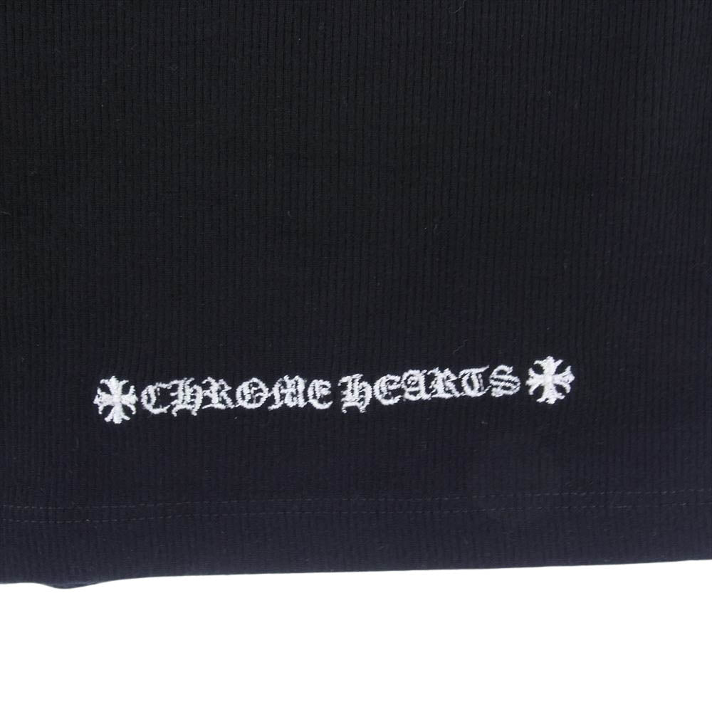 CHROME HEARTS クロムハーツ（原本無） ロゴ刺繍 サーマル スカート ブラック系 S【中古】