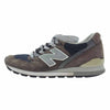 NEW BALANCE ニューバランス M996NAV USA製 スエード メッシュ ネイビー ブラウン スニーカー ブラウン系 26cm【中古】