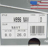 NEW BALANCE ニューバランス M996NAV USA製 スエード メッシュ ネイビー ブラウン スニーカー ブラウン系 26cm【中古】