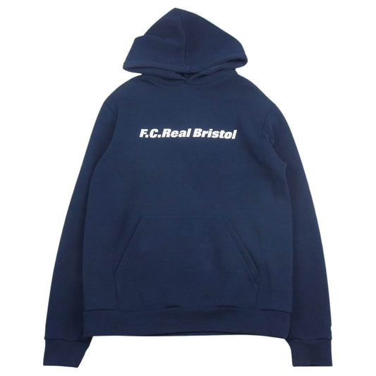 F.C.R.B. エフシーアールビー 21AW FCRB-212062 AUTHENTIC LOGO TECH KNIT TRAINING HOODIE スウェット パーカー ネイビー系 M【中古】
