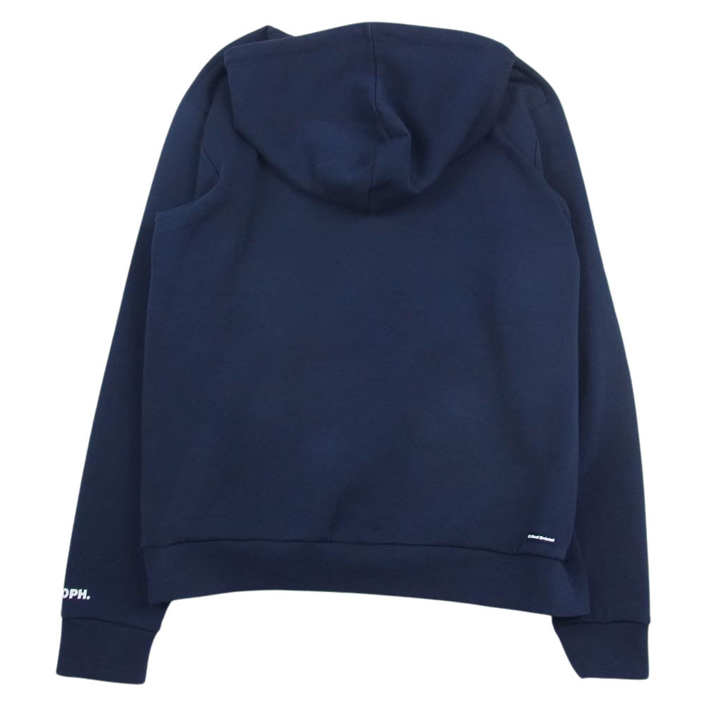 F.C.R.B. エフシーアールビー 21AW FCRB-212062 AUTHENTIC LOGO TECH KNIT TRAINING HOODIE スウェット パーカー ネイビー系 M【中古】