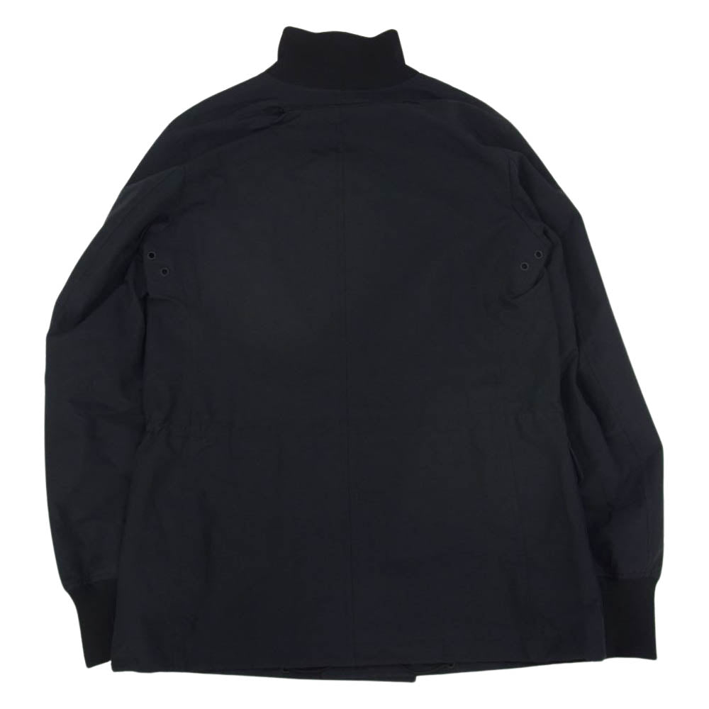 Y-3 Yohji Yamamoto ワイスリー ヨウジヤマモト FJ0397 スタンドカラー フルジップ ボンバー ジャケット ブルゾン ネイビー系 S【中古】