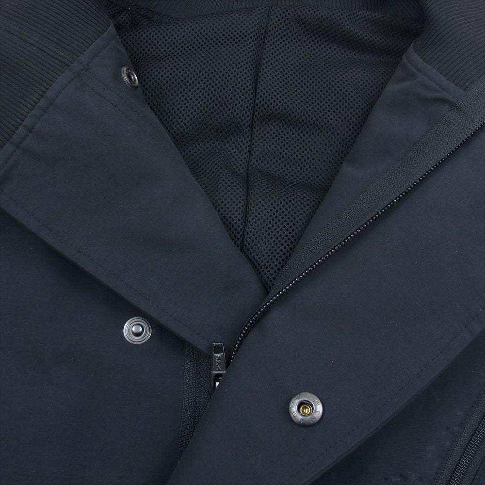 Y-3 Yohji Yamamoto ワイスリー ヨウジヤマモト FJ0397 スタンドカラー フルジップ ボンバー ジャケット ブルゾン ネイビー系 S【中古】