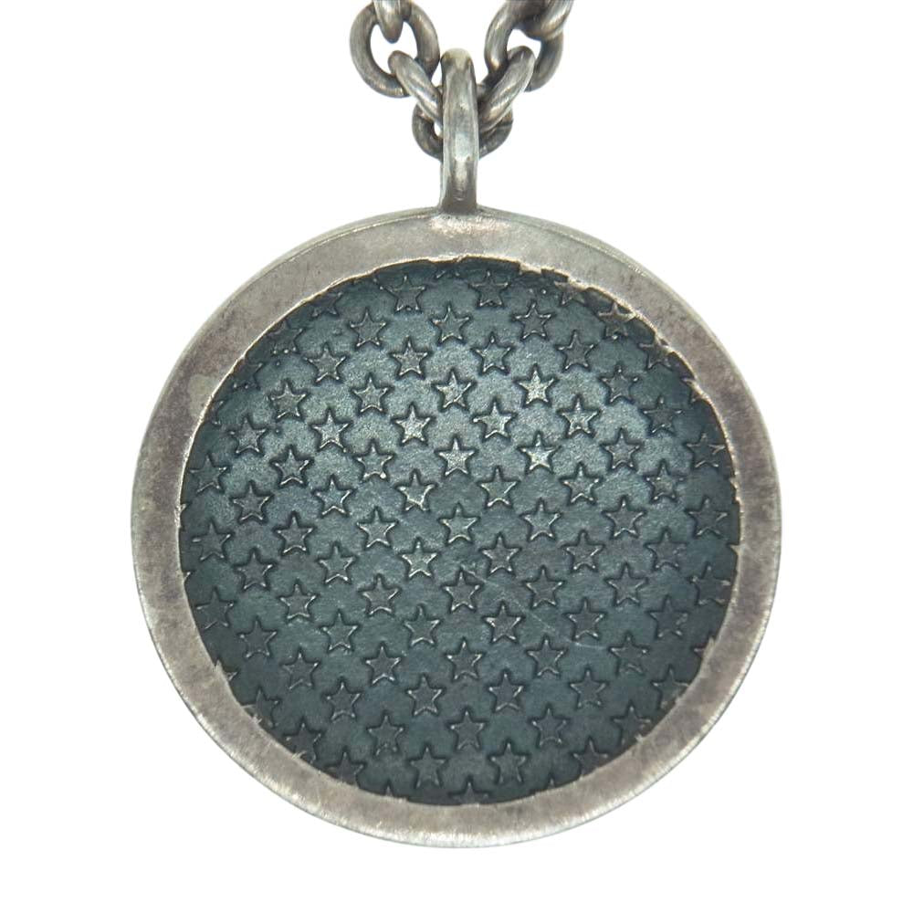 CALEE キャリー COIN CONCHO NECKLACE イーグル コイン コンチョ ネックレス シルバー系【中古】