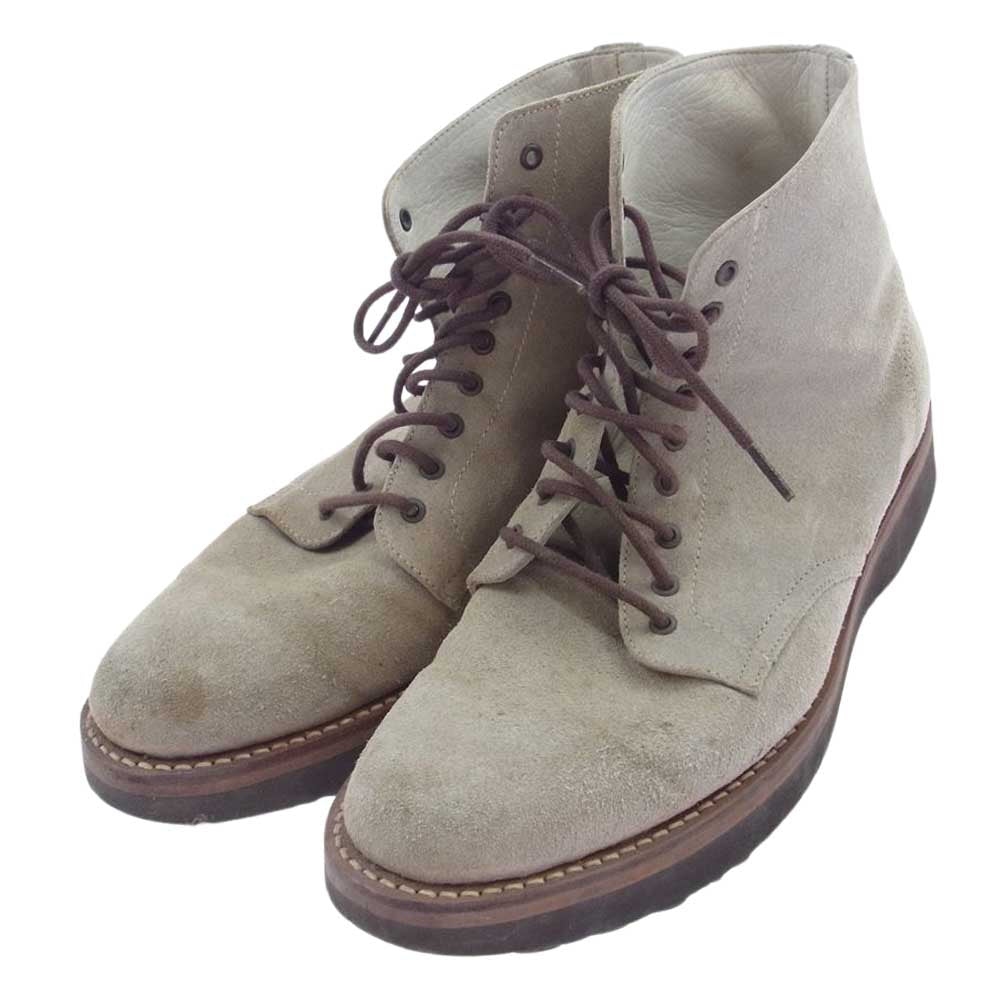 カミナンド メキシコ製 スエード ショート ブーツ ベージュ系 9(26cm)【中古】