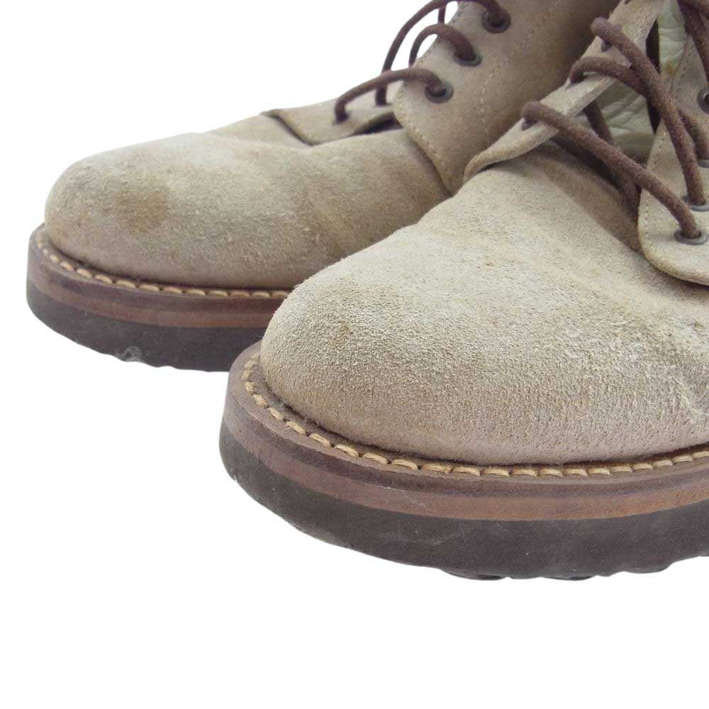 カミナンド メキシコ製 スエード ショート ブーツ ベージュ系 9(26cm)【中古】