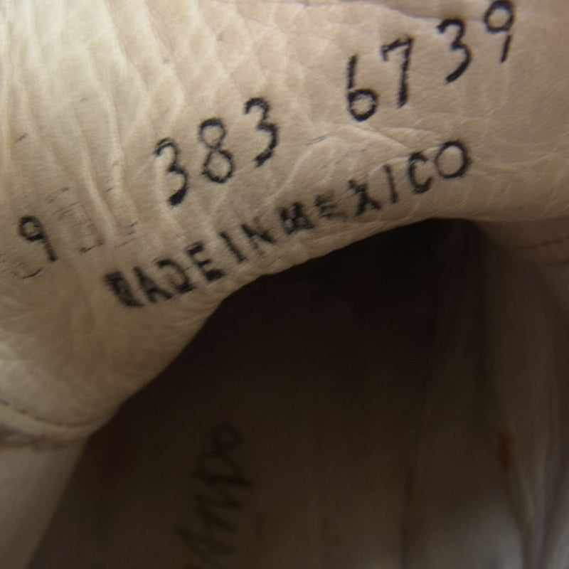 カミナンド メキシコ製 スエード ショート ブーツ ベージュ系 9(26cm)【中古】